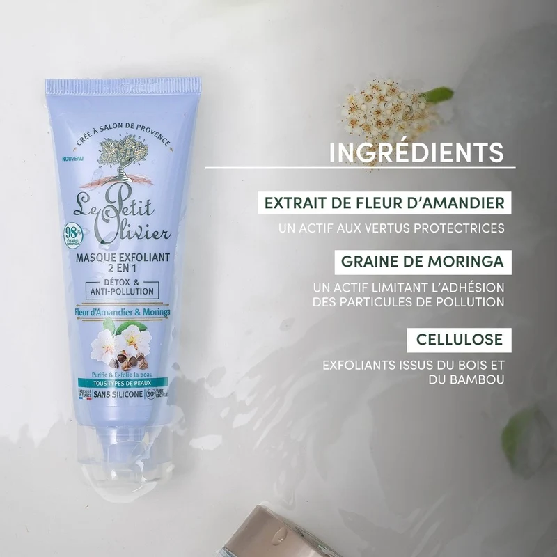 Masque Exfoliant 2 en 1 Detox & Anti-Pollution