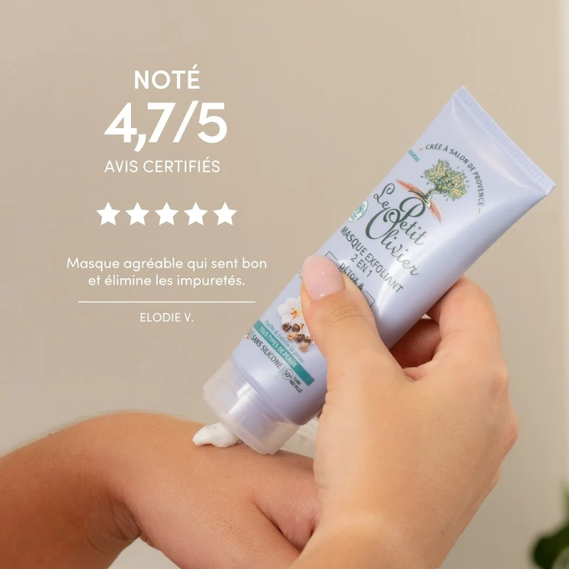 Masque Exfoliant 2 en 1 Detox & Anti-Pollution