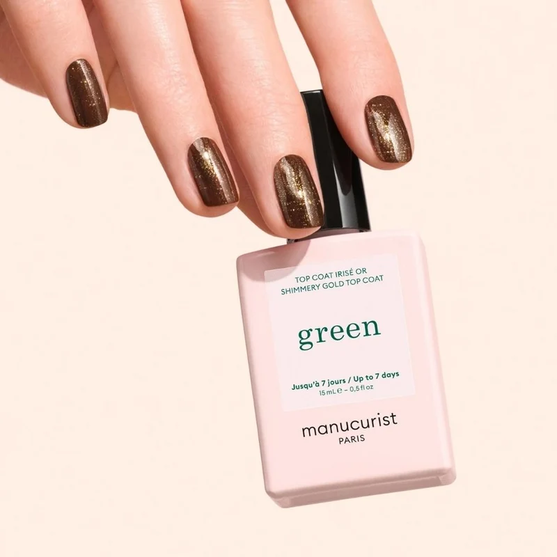 Top Coat Pailleté Green