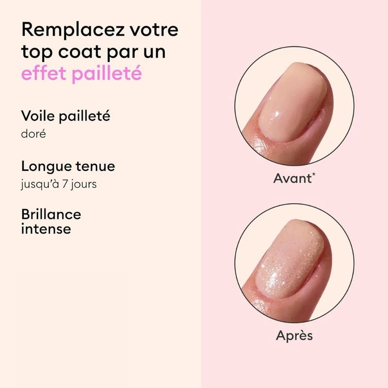 Top Coat Pailleté Green