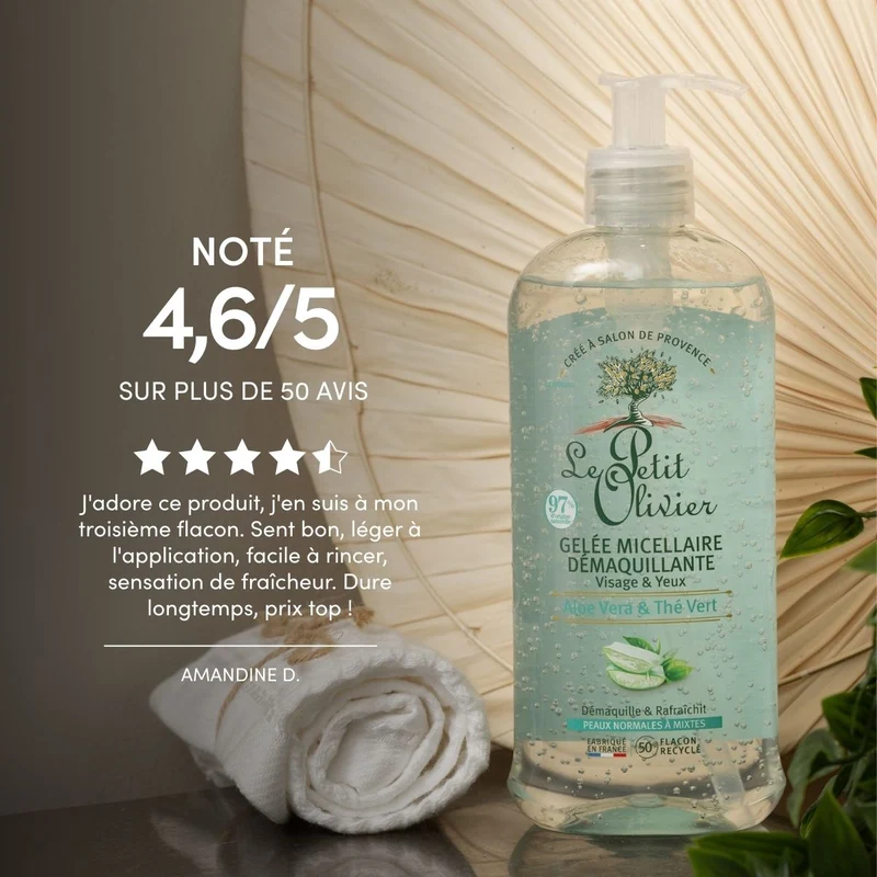 Gelée Micellaire Démaquillante Visage & Yeux