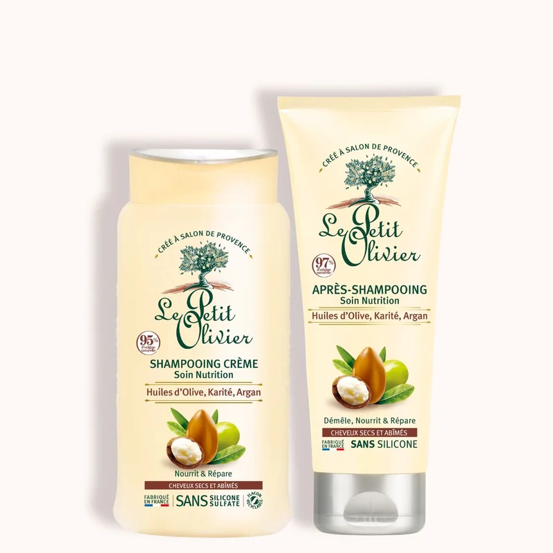 Duo Shampoing et Après-Shampoing - Cheveux Secs et Abimés