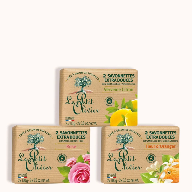 Pack Découverte - Savonnettes Extra Douces