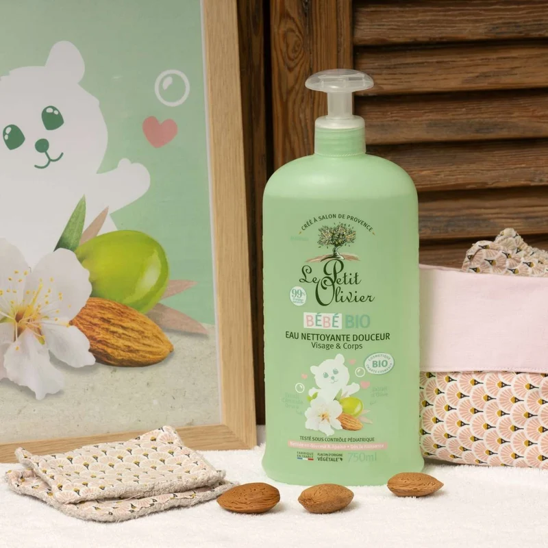 Eau Nettoyante Douceur Visage et Corps Bébé Bio