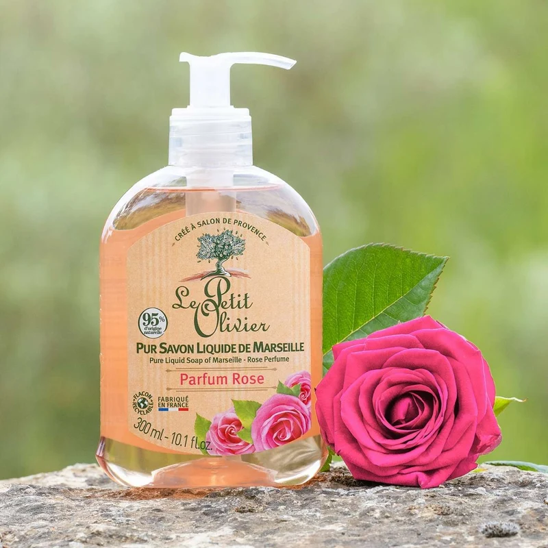 Pur Savon Liquide de Marseille - Parfum Rose