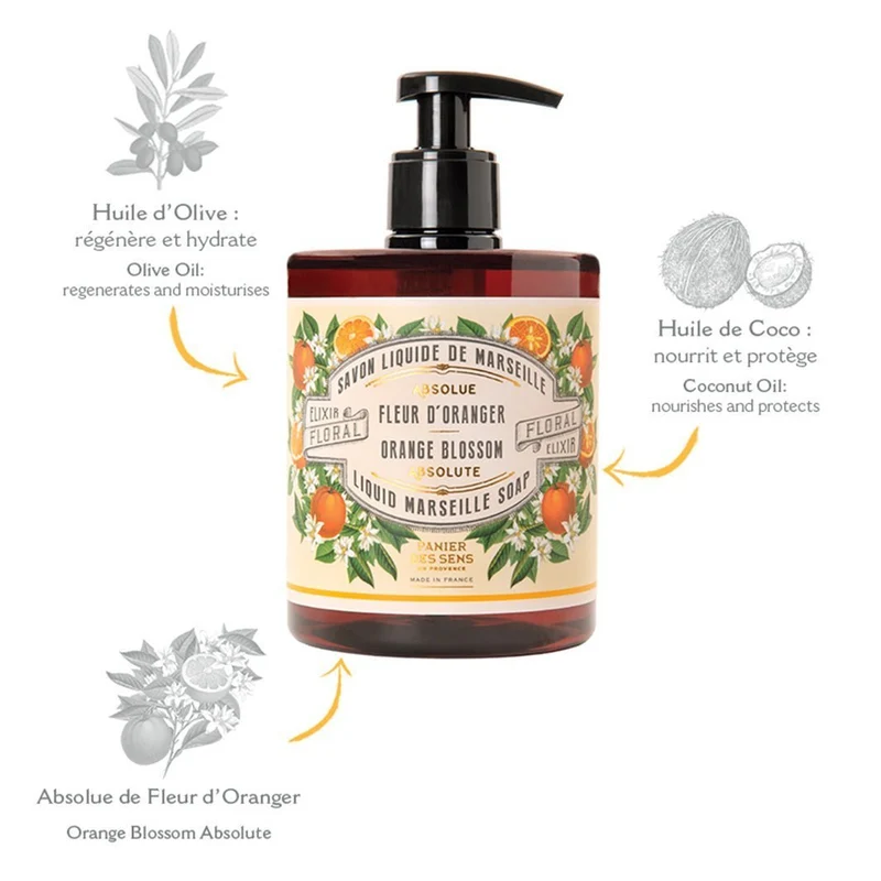 Duo Savon Liquide & Recharge 500ml – Fleur d’Oranger