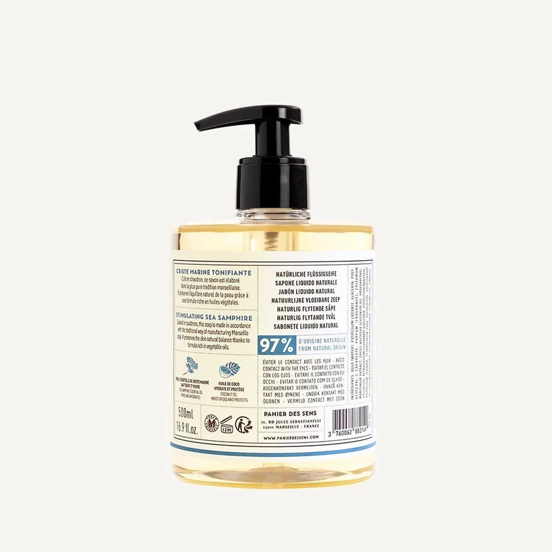 Savon de Marseille liquide - Huile Essentielle de Criste Marine 500ml