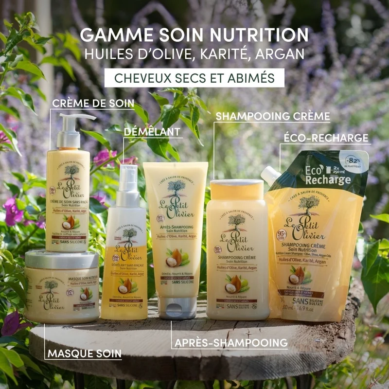 Eco-Recharge Shampoing Cheveux Secs et Abimés