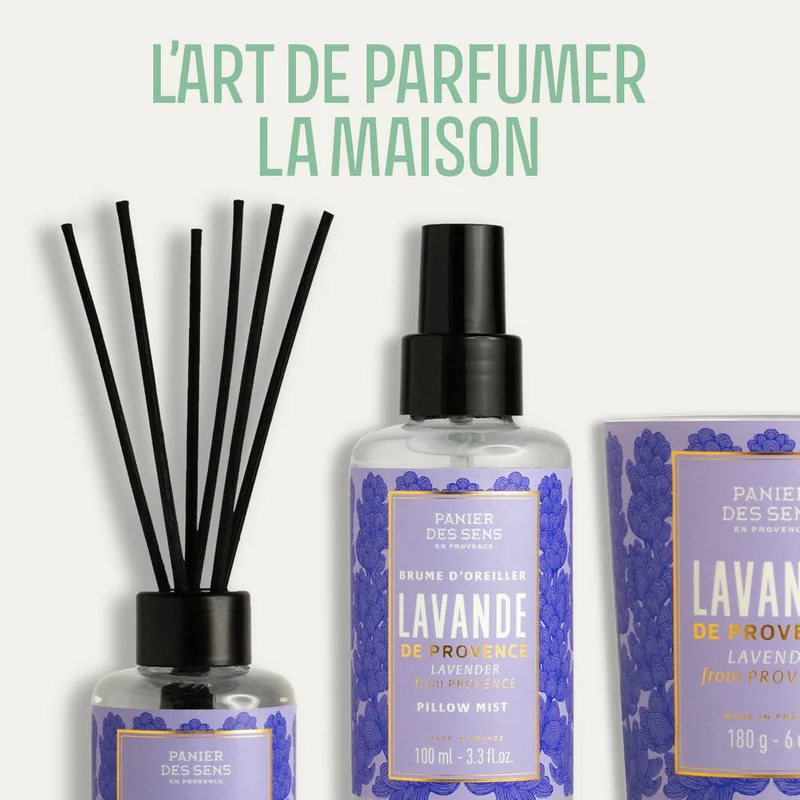 Bougie Lavande Iconique 180g – Cire végétale & parfum relaxant