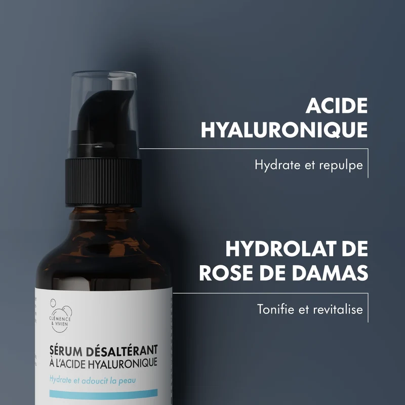 Sérum désaltérant à l'acide hyaluronique