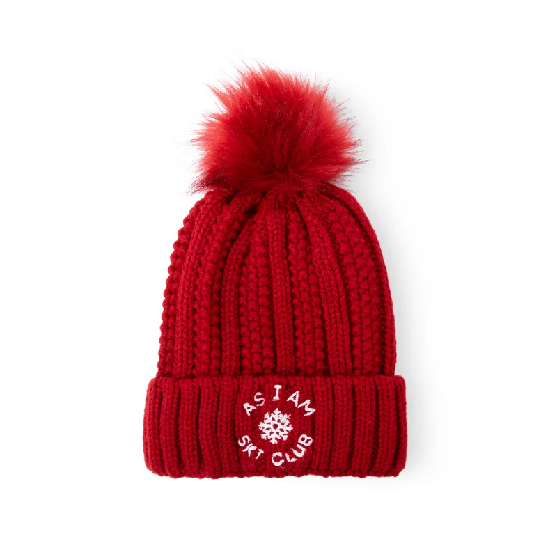 Bonnet doublé satin Ski Club