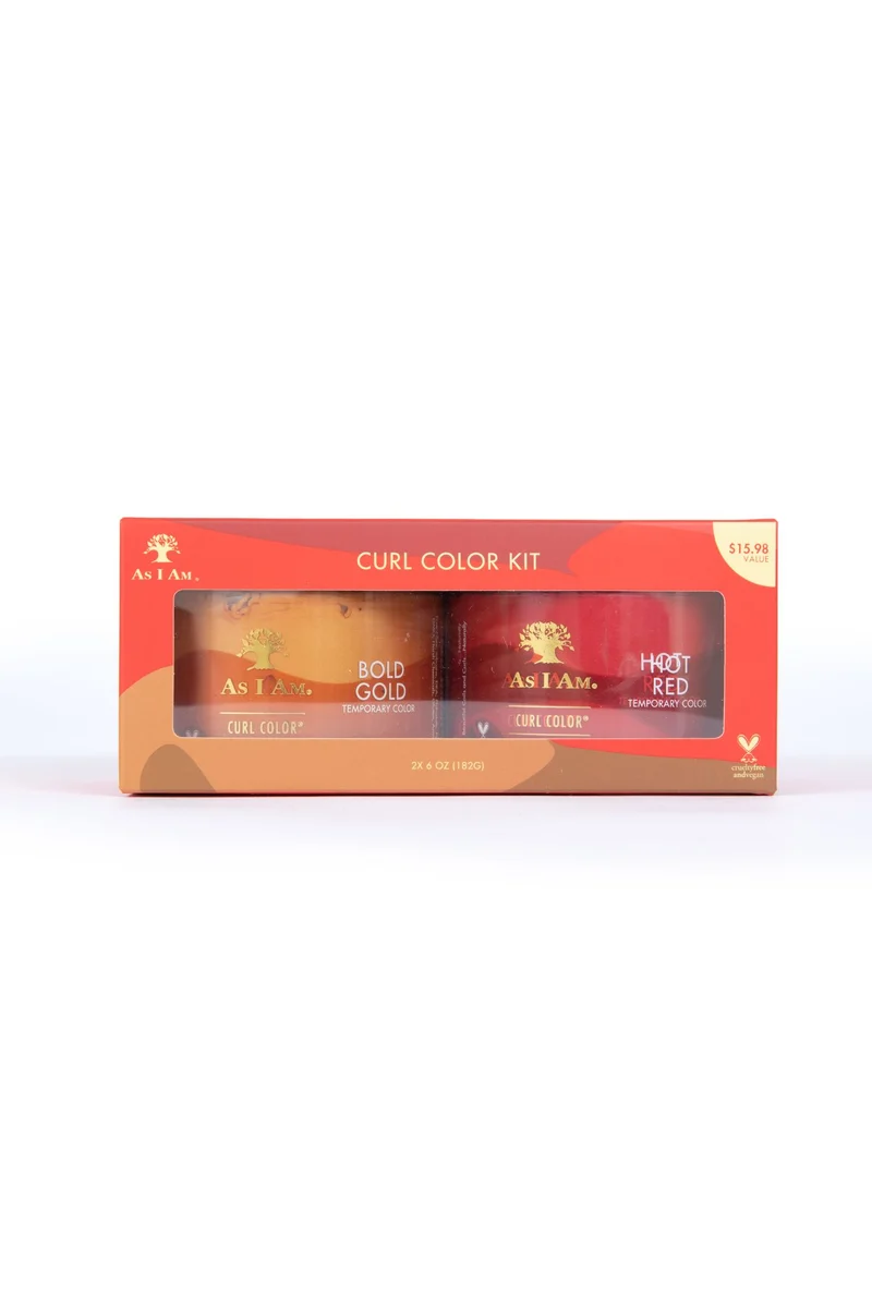 Curl Color Kit Bold Gold & Hot Red