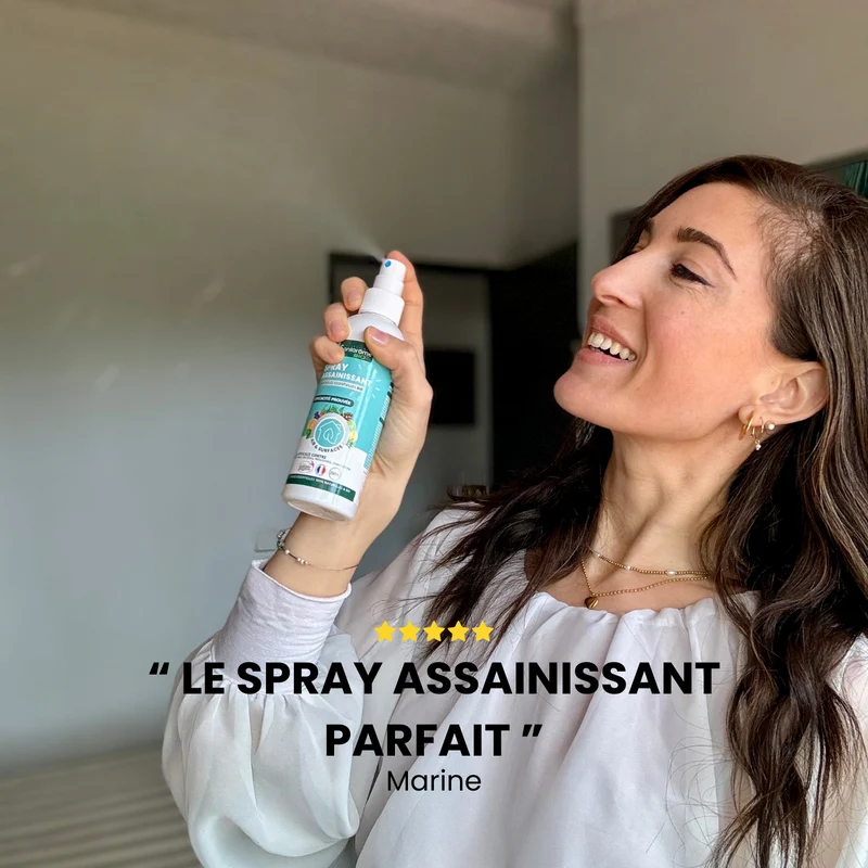 Spray Assainissant aux huiles essentielles Bio - 200 ml