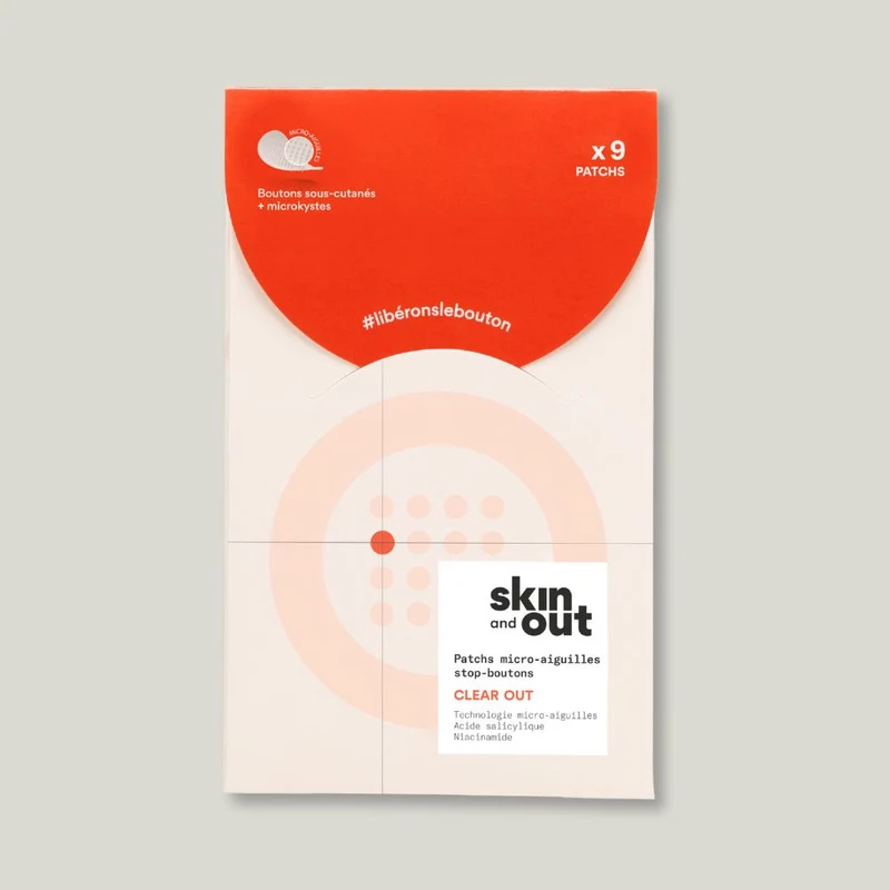 Patchs micro-aiguilles stop-boutons - Clear out