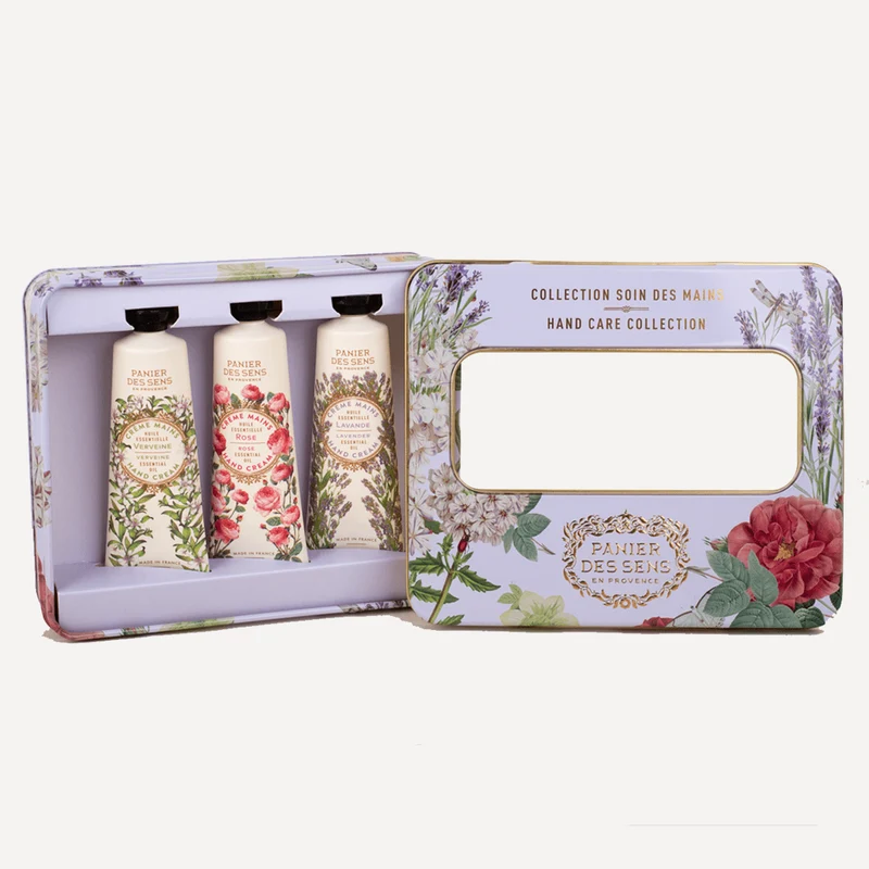 Coffret Crèmes Mains aux huiles essentielles - Lavande, Rose, Verveine (3x30ML)