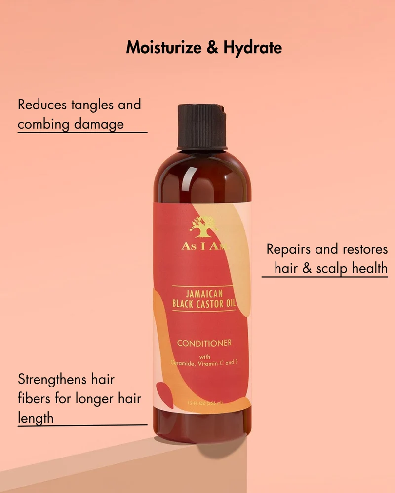 Après-shampooing à l'huile de ricin noir de Jamaïque