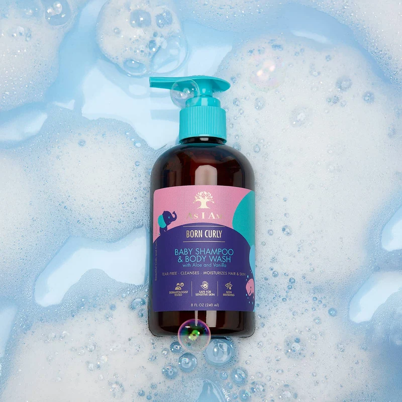 Shampooing et gel douche pour bébés Born Curly