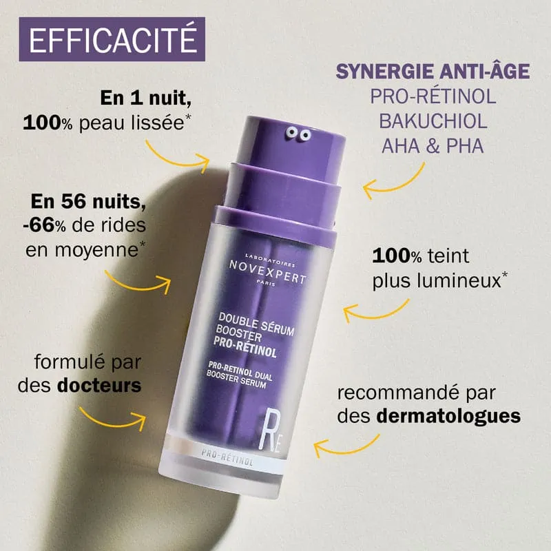Double sérum booster pro-rétinol