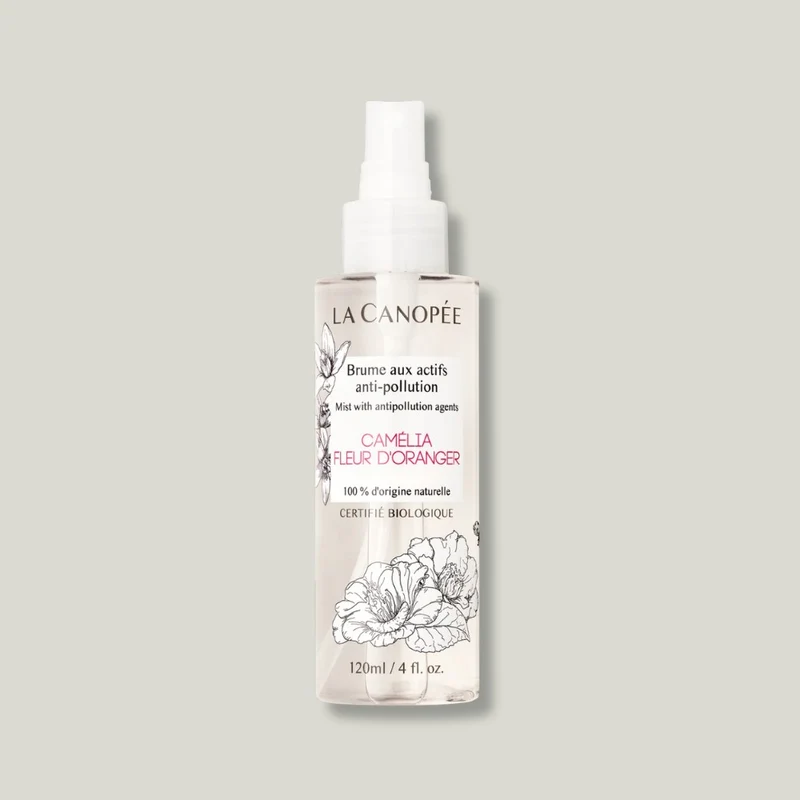 Brume aux actifs anti-pollution