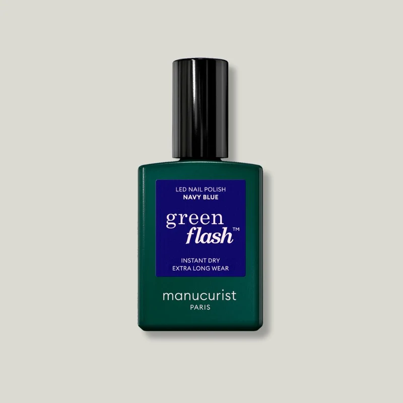 Vernis semi-permanents Green Flash LED - Navy Blue
