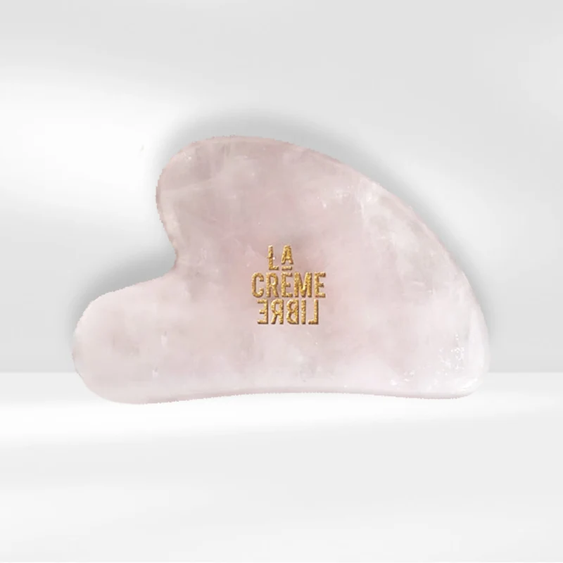 Gua Sha en Quartz Rose
