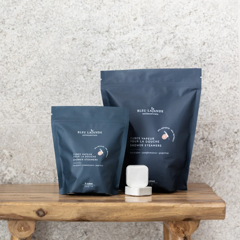 Cubes vapeur pour la douche - Spa détente