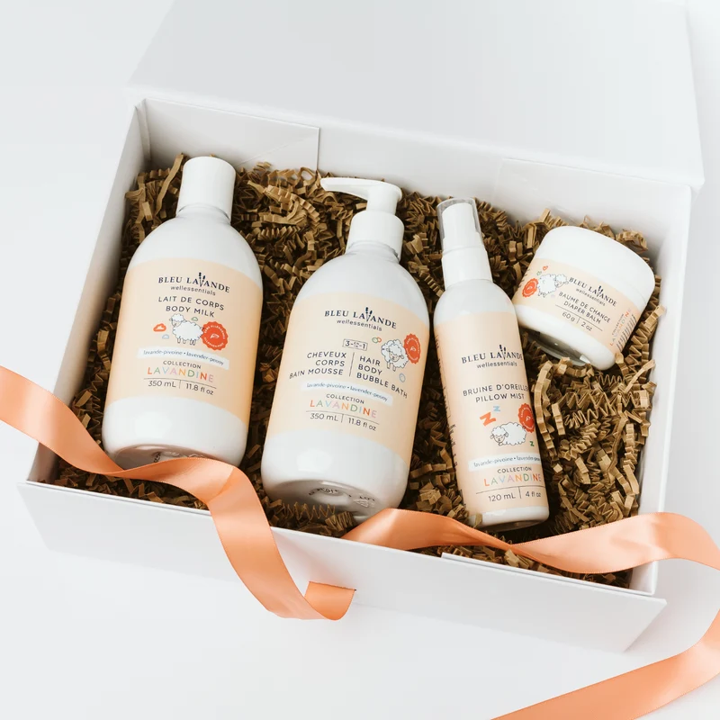 Coffret soins bébé naturels - Collection Lavandine