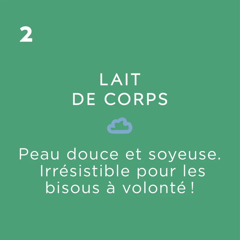 Lait de corps pour bébé