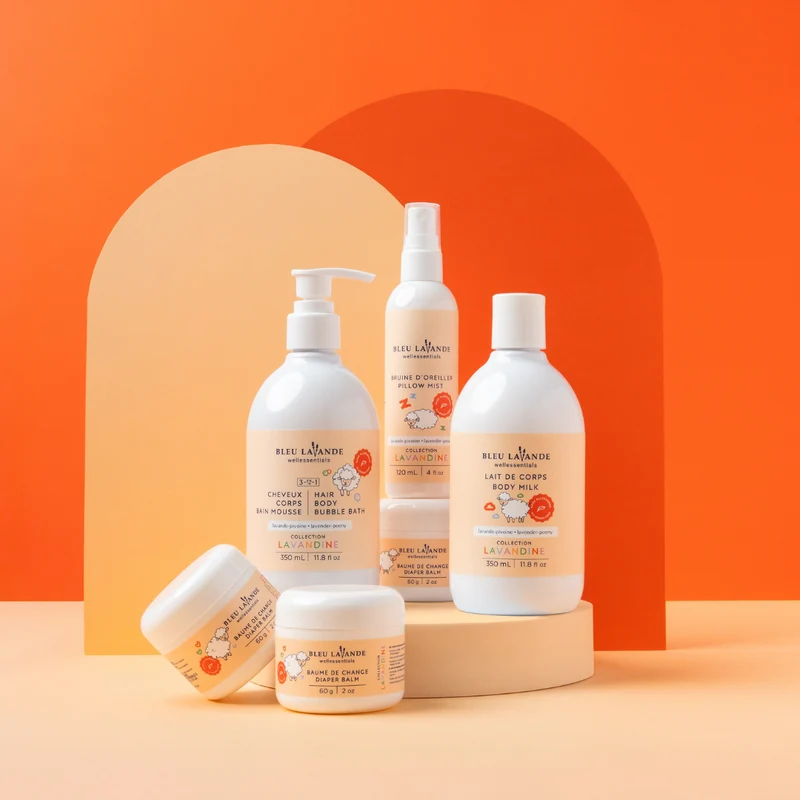 Coffret soins bébé naturels - Collection Lavandine