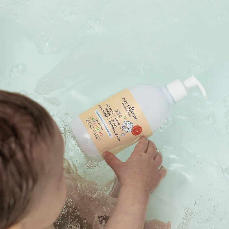 3-en-1 cheveux, corps, bain mousse pour bébé