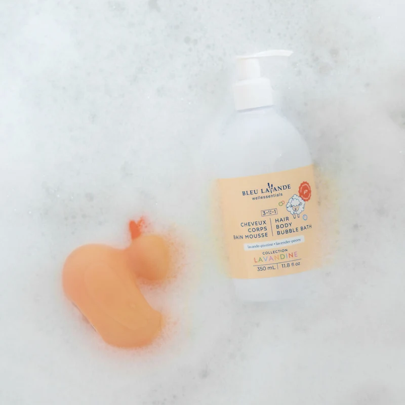 3-en-1 cheveux, corps, bain mousse pour bébé