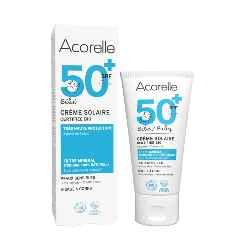 Crème Solaire Bébé SPF 50+