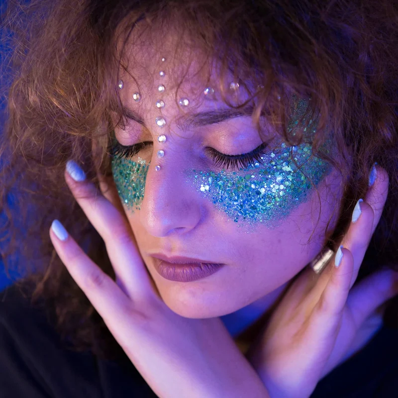 Paillettes biodégradables POLYSIRENE - Gamme Brillante