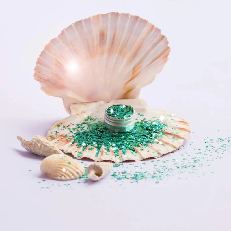 Paillettes biodégradables POLYSIRENE - Gamme Brillante