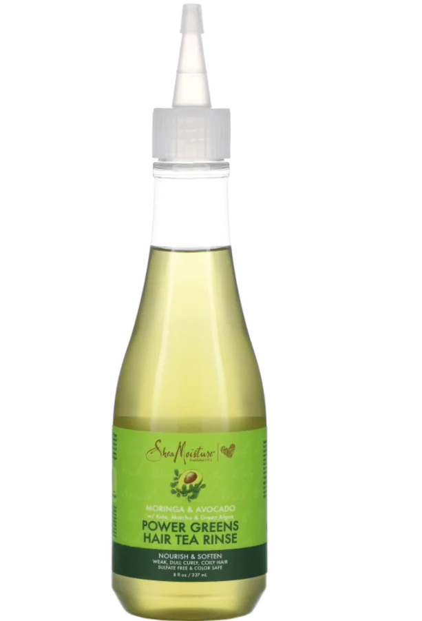 Shea Moisture - Moringa & Avocado - Rinçage capillaire au thé "power greens" - 237ml