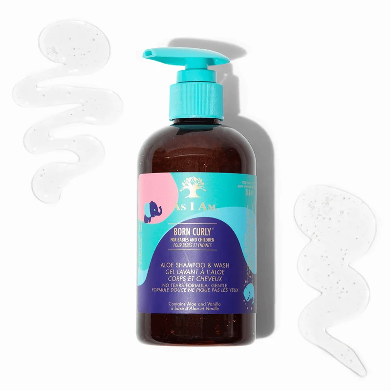 As I Am - Born Curly - Shampoing doux "aloe shampoo & wash" - 227g