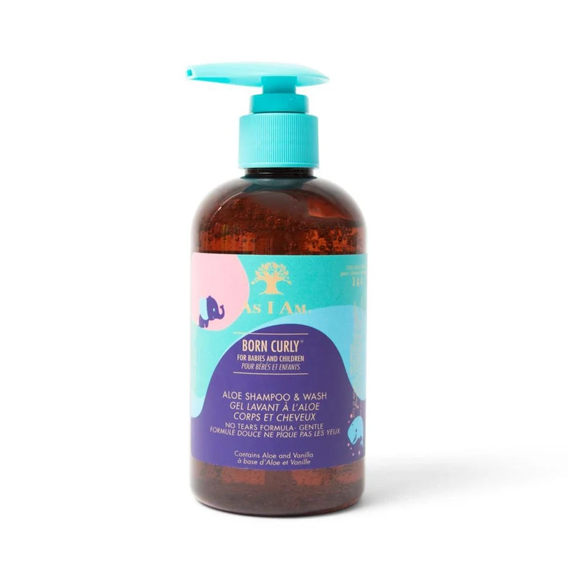 As I Am - Born Curly - Shampoing doux "aloe shampoo & wash" - 227g