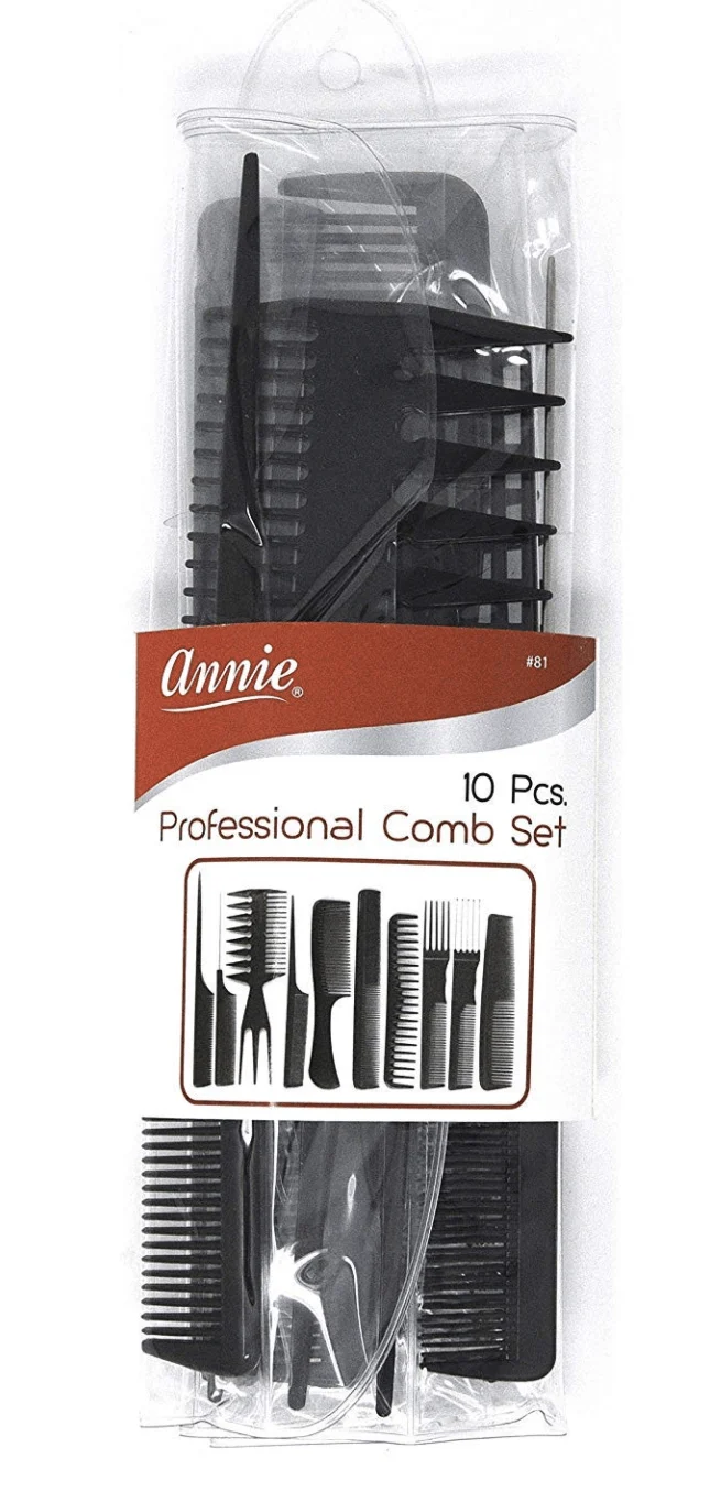 Annie - Set de peignes 10 pièces "Professional Combo Set"