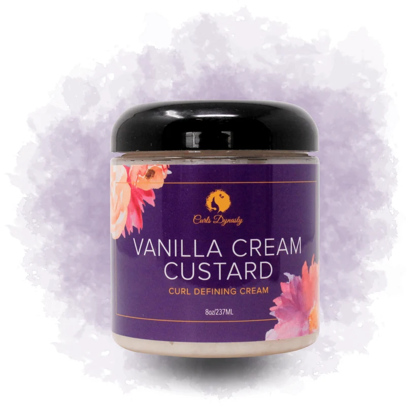 Curls Dynasty - Crème définition de boucles "Vanilla Cream Custard"- 234ml