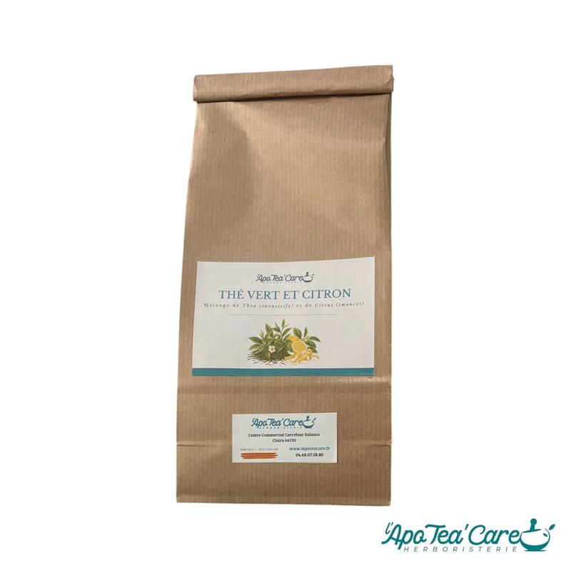 Thé vert citron Bio 100g