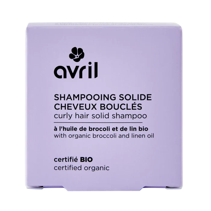 Shampooing solide cheveux bouclés 60g certifié bio