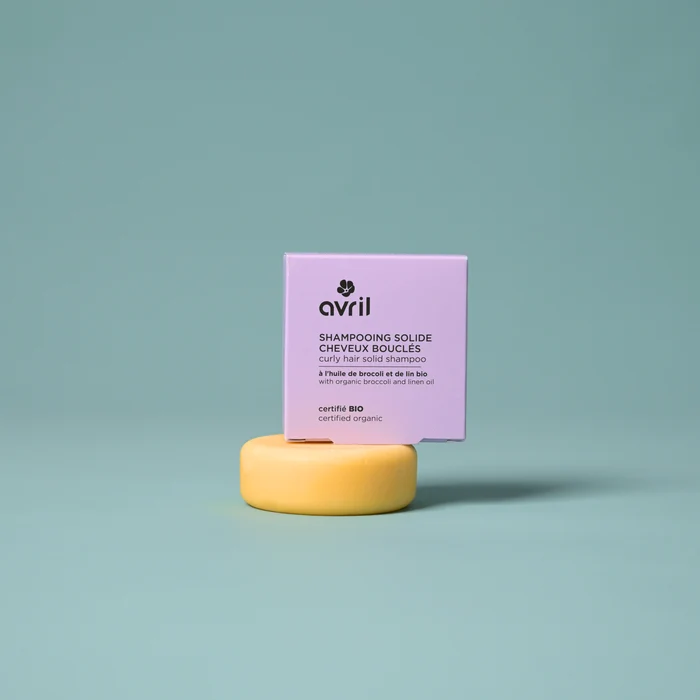 Shampooing solide cheveux bouclés 60g certifié bio