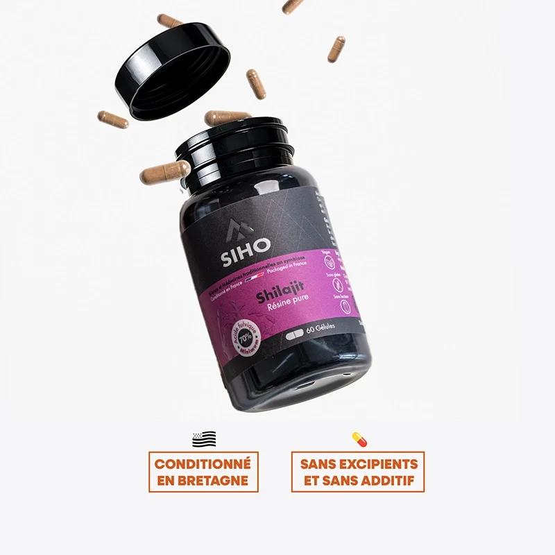 Shilajit Résine Pure (Gélules)