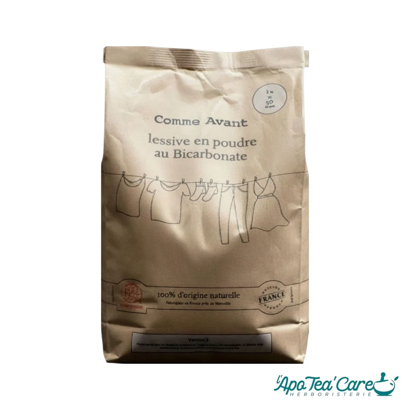 Lessive naturelle en poudre au bicarbonate Comme Avant