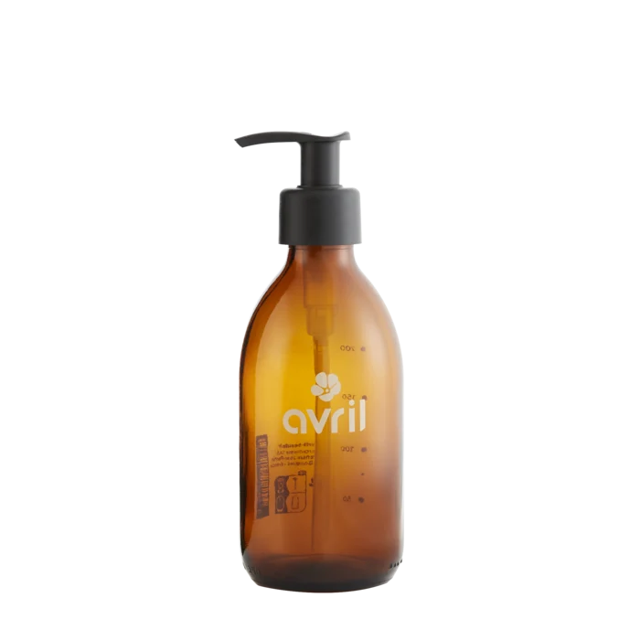 Flacon rechargeable en verre ambré 250ml