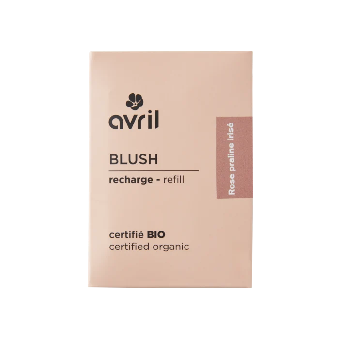 Recharge blush Rose praline irisé Certifiée bio
