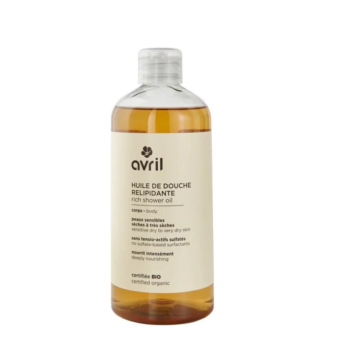Huile de douche relipidante 500 ml - Certifié bio