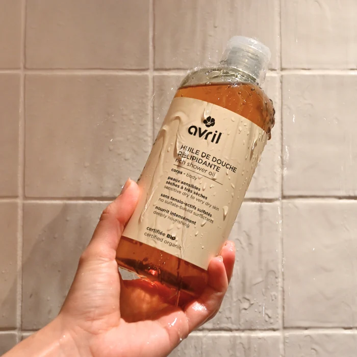 Huile de douche relipidante 500 ml - Certifié bio