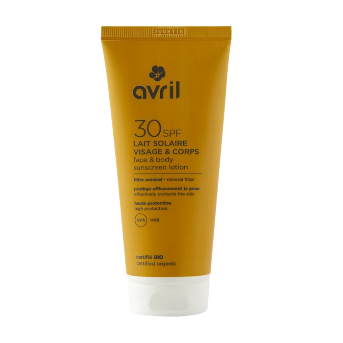 Lait solaire SPF30 100 ml - certifié bio