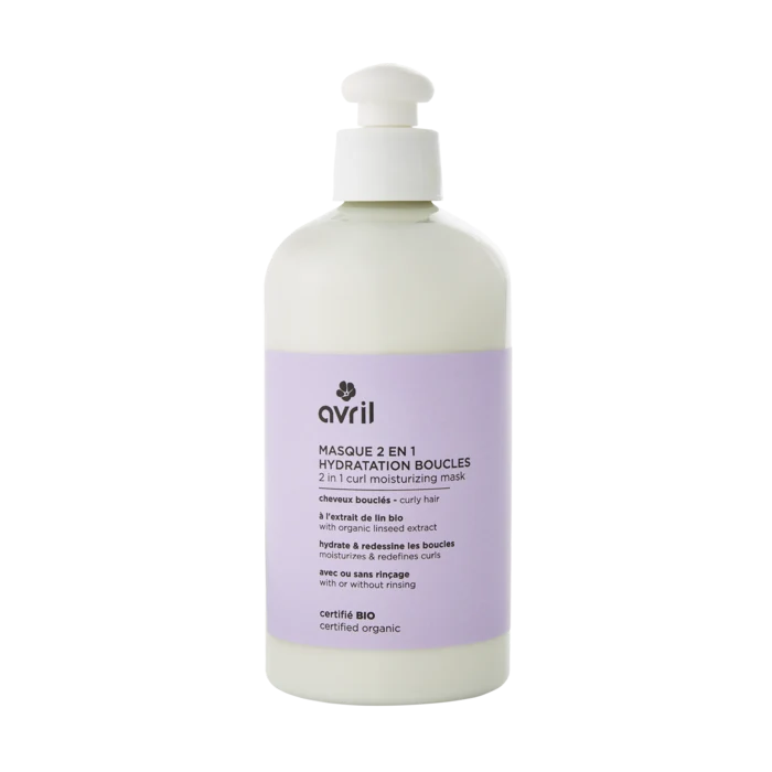 Masque 2 en 1 hydratation boucles 300ml, certifié bio